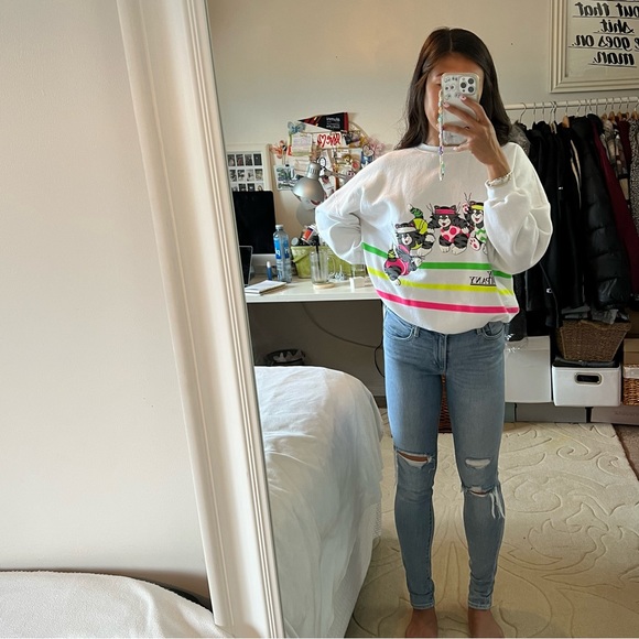 Levi's 721 Ripped High Rise Skinny Jeans W26 L30 - Picture 15 of 16